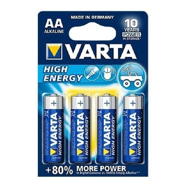 Achetez VARTA PILE AA LR6 RONDE VARTA HIGH ENERGIE / BLT 4 en ligne sur MO-Shop