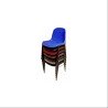 Achetez SANS MARQUE CHAISE EMPILABLE ANTHRACITE / NOIRE / BRUNE en ligne sur MO-Shop