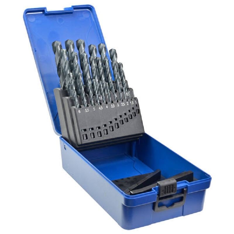 Achetez SANS MARQUE ASSORTIMENT FORETS ACIER HSS-G TAILLÉ MEULÉ FIN.NOIR ECEF 25PCS 1-13X0,5MM en ligne sur MO-Shop