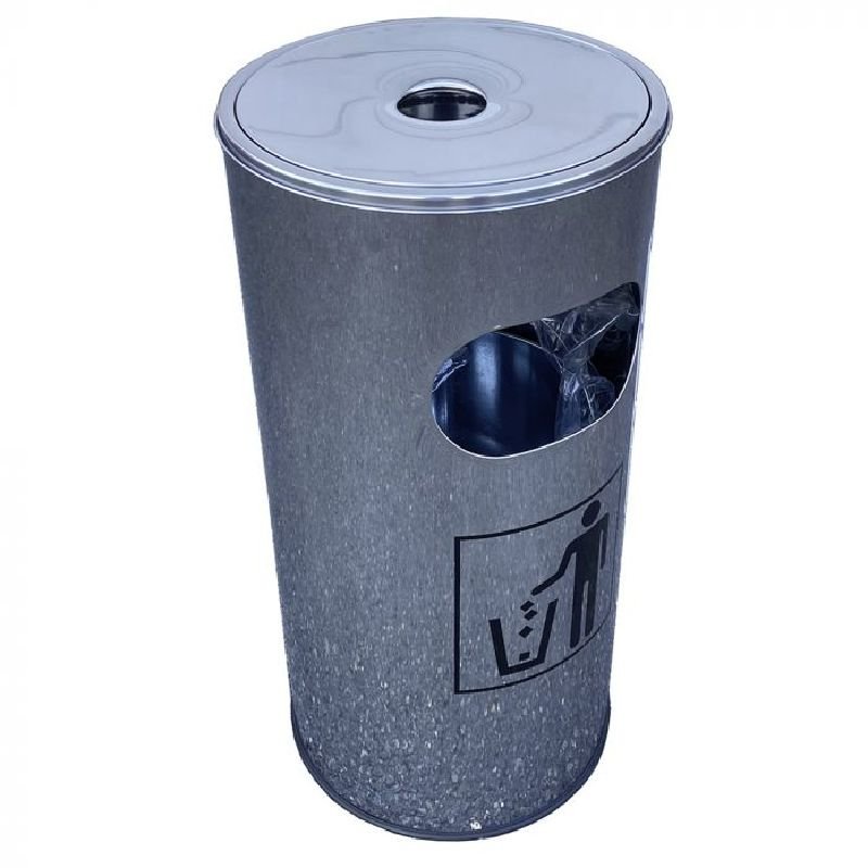 CENDRIER CORBEILLE D'EXTERIEUR H605X300MM DIAMETRE / RESERVOIR CENDRIER CENDRIER CORBEILLE D'EXTERIEUR H605X300MM DIAMETRE / RESERVOIR CENDRIER