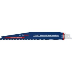 Lame scie sabre 225mm Expert S1167XHM, démolition métal-bois, lot de 10 BOSCH | MO-Shop