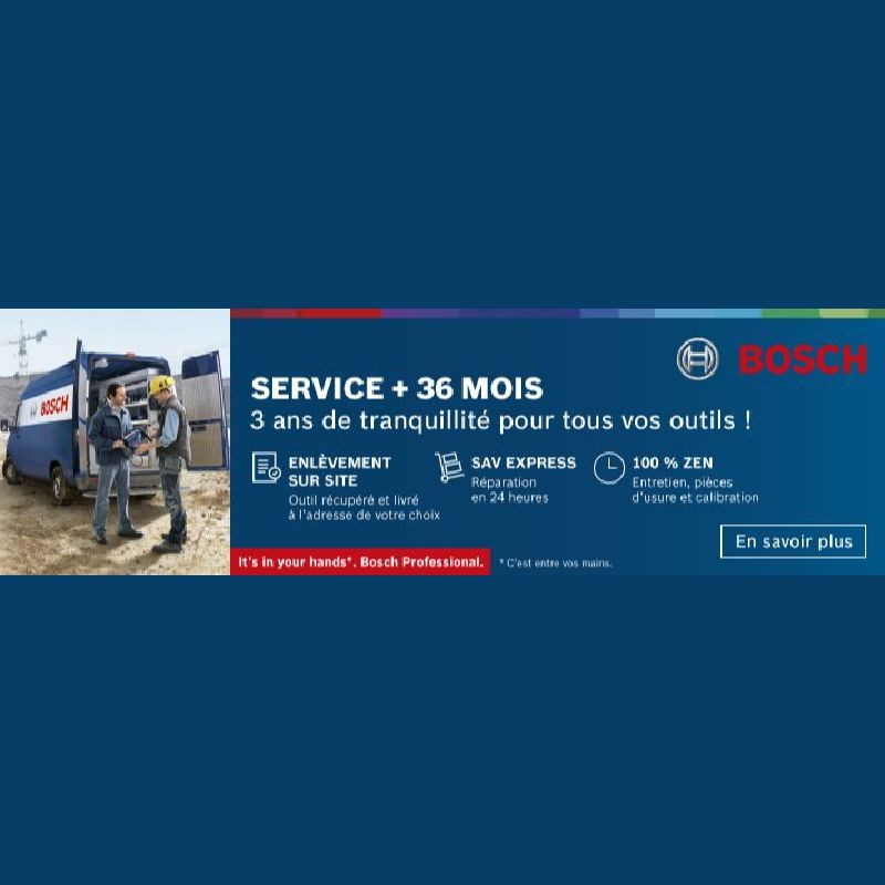 Achetez BOSCH CARTE SERVICE+ BOSCH 36 MOIS CATEGORIE B en ligne sur MO-Shop Achetez BOSCH CARTE SERVICE+ BOSCH 36 MOIS CATEGORIE B en ligne sur MO-Shop