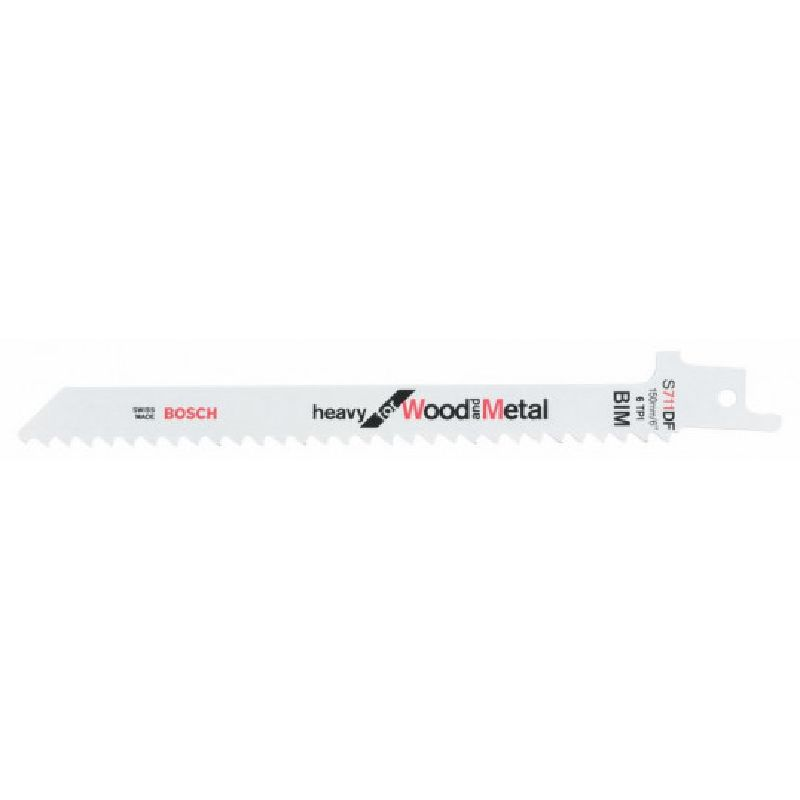 Achetez BOSCH LAME SCIE SABRE S711DF / ENDURANCE BOIS-MÉTAL  / LOT DE 2 / BOSCH en ligne sur MO-Shop