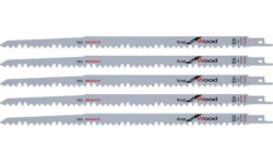 Achetez BOSCH LAME SCIE SABRE S1531L / BOIS / LOT DE 5 / BOSCH en ligne sur MO-Shop