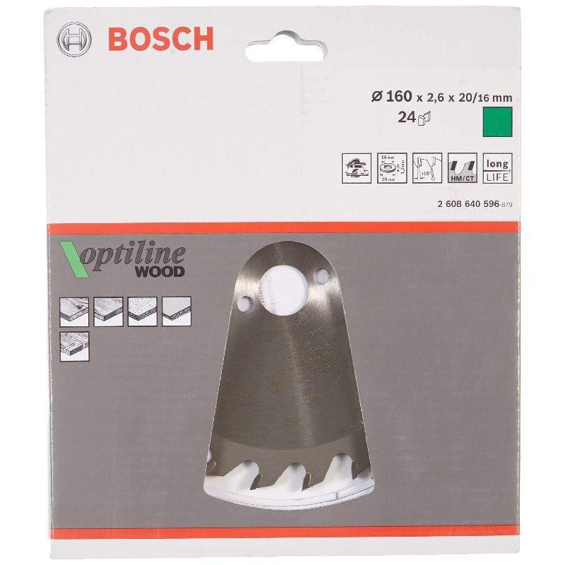 Achetez BOSCH LAME CARBURE D160/20/24 DENTS BOSCH OPTILINE en ligne sur MO-Shop