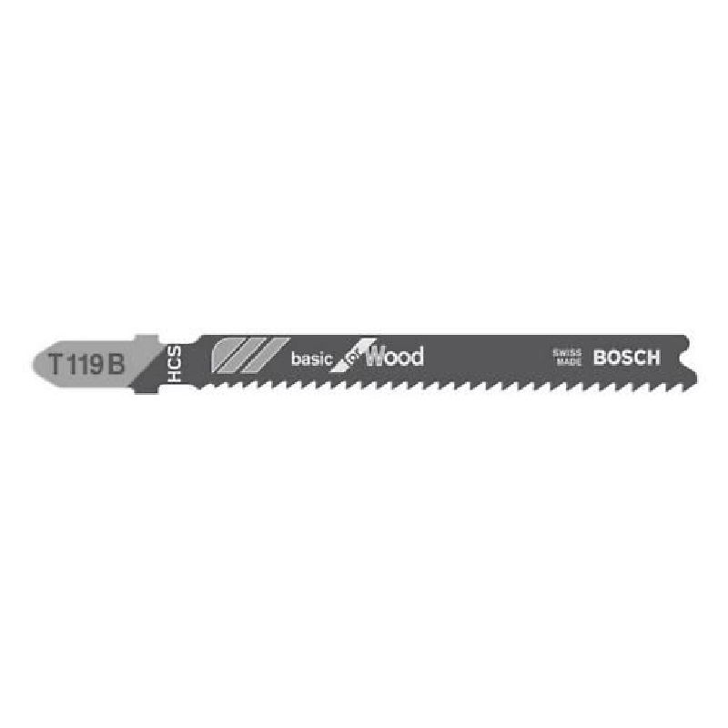 Achetez BOSCH LAME SCIE SAUT. T119B / LOT DE 5 / BOSCH en ligne sur MO-Shop
