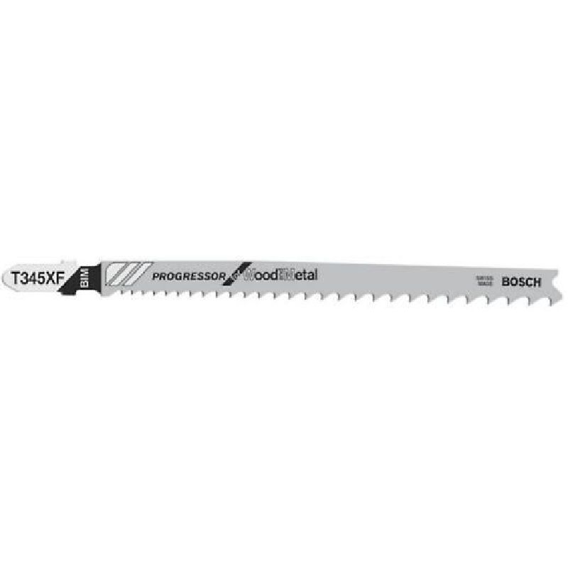 Achetez BOSCH LAME SCIE SAUT. T345XF/ LOT DE 5 / BOSCH en ligne sur MO-Shop