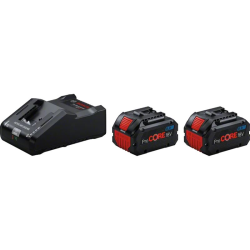 Achetez BOSCH KIT BATTERIE PROCORE18V 2X8,0AH + GAL18V160 en ligne sur MO-Shop