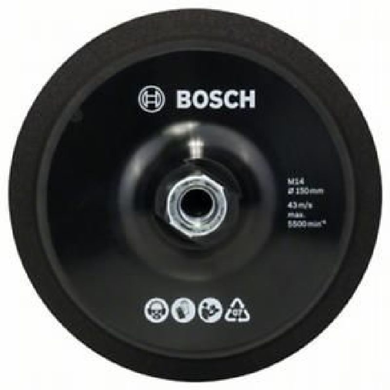 Achetez BOSCH PLATEAU DE PONSAGE BOCH M14 VELCRO DIAM 150 en ligne sur MO-Shop