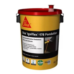 SIKA IGOLFLEX 178 FONDATION / NOIR / BIDON DE 25 L