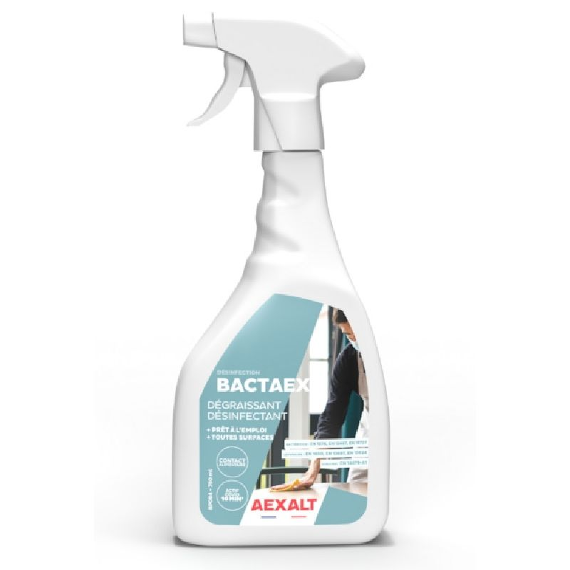 BACTAEX - DEGRAISSANT DESINFECTANT PRET A L'EMPLOI VAPO - 750 ML