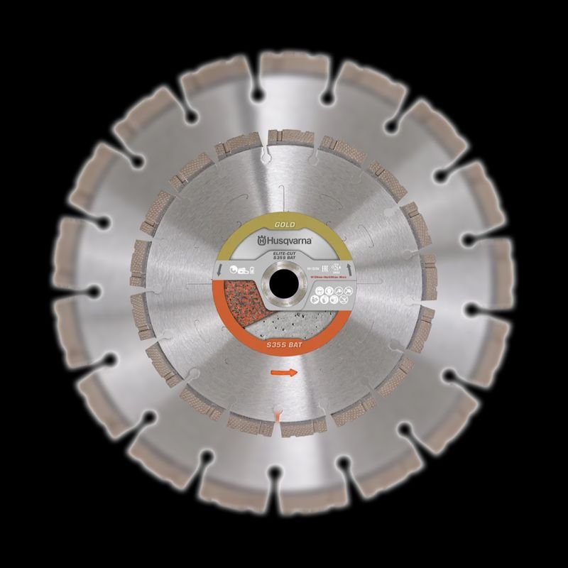 DISQUE DIAMANT / HUSQVARNA / Ø 267 / TACTI-CUT S35 BAT BETON / PAVE / GRANITE / BRIQUE POUR K540I