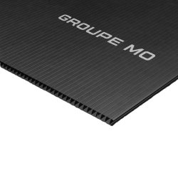 Coffrage perdu polypropylène 8mm — Plaque 1,20×2,40m (2,88 m²), noir