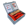 Kit coffrage arrêt dalle CROC 25ml — 44 sabots + 100 entretoises alu, coffret